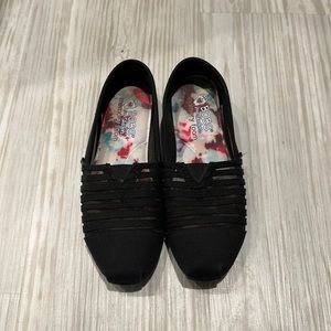 Bobs by Sketchers black slip on shoes